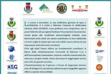 Salerun 2024. Ringraziamenti e foto