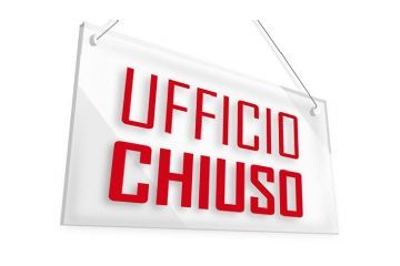 Chiusura Ufficio Tecnico per ferie